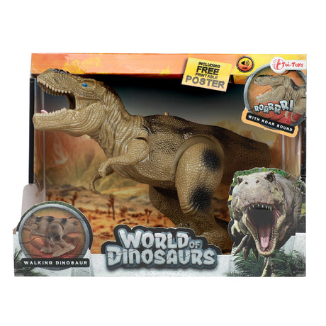 Welt der Dinosaurier, Dino T-Rex, der mit Geräuschen läuft