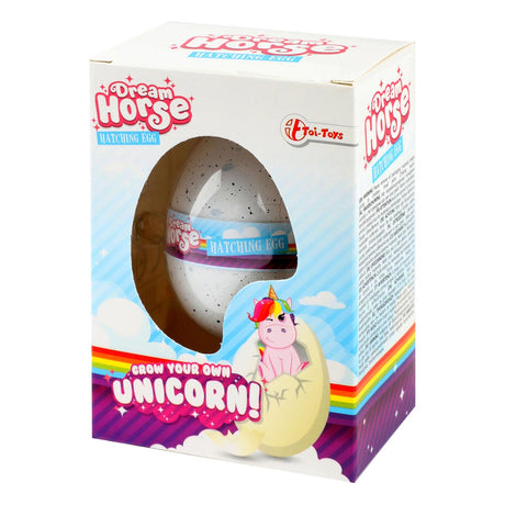 Traumpferd Wachstumsei Einhorn, 17cm