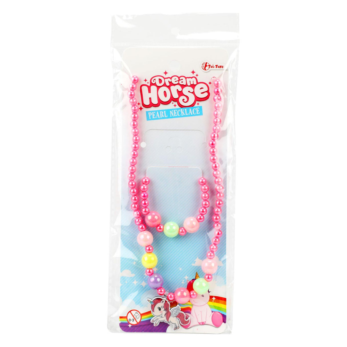 Traumpferd-Perlenkette und Einhorn-Armband