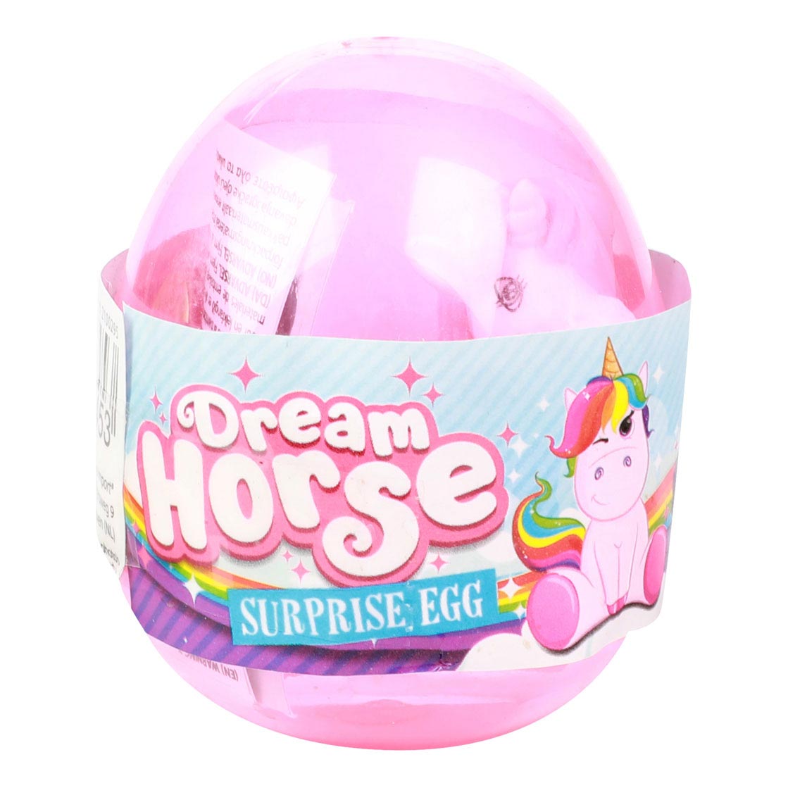 Traumpferd Einhorn im Ei mit Aufklebern