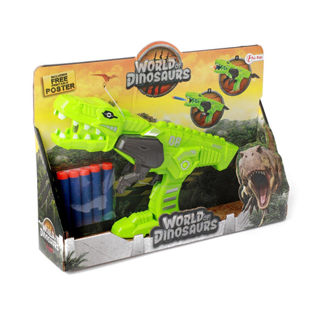 Welt der Dinosaurier, die Waffe mit Foamijlen schützt