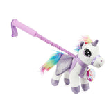 Traumpferd Einhorn Plüsch am Stiel