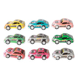 Turbo Racers Mini-Rallye-Rückziehautos, 9-tlg.