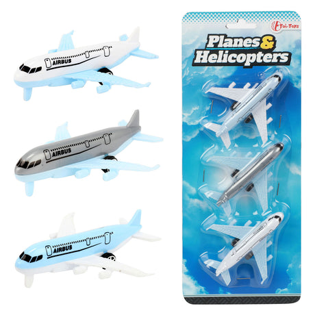 Toi-toys Airbus-Flugzeuge, 3-tlg.