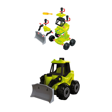 Toi-toys baut ein Arbeitsfahrzeug