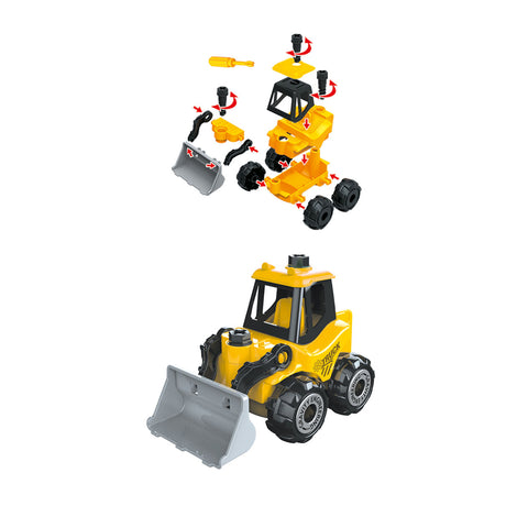 Toi-toys baut ein Arbeitsfahrzeug