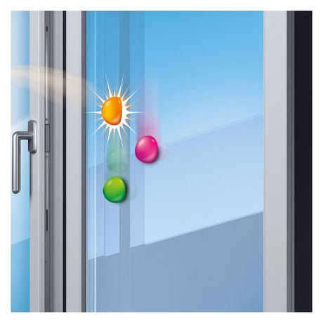 Toi-toys Fensterkriecher Quetschbälle Neon, 3 Stk.