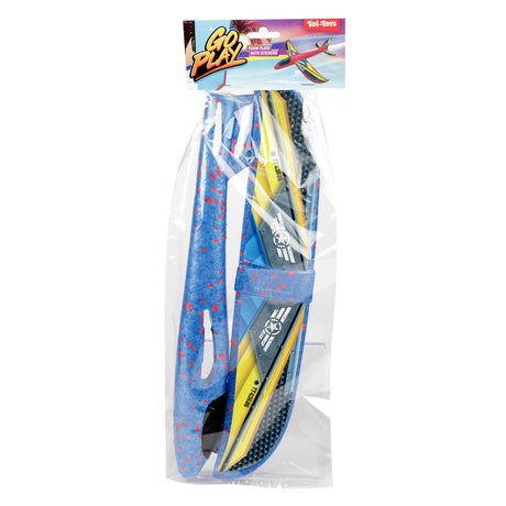 Toi-toys Toi Toys o Play Schaumstoffflugzeug 36 cm mit Aufklebern