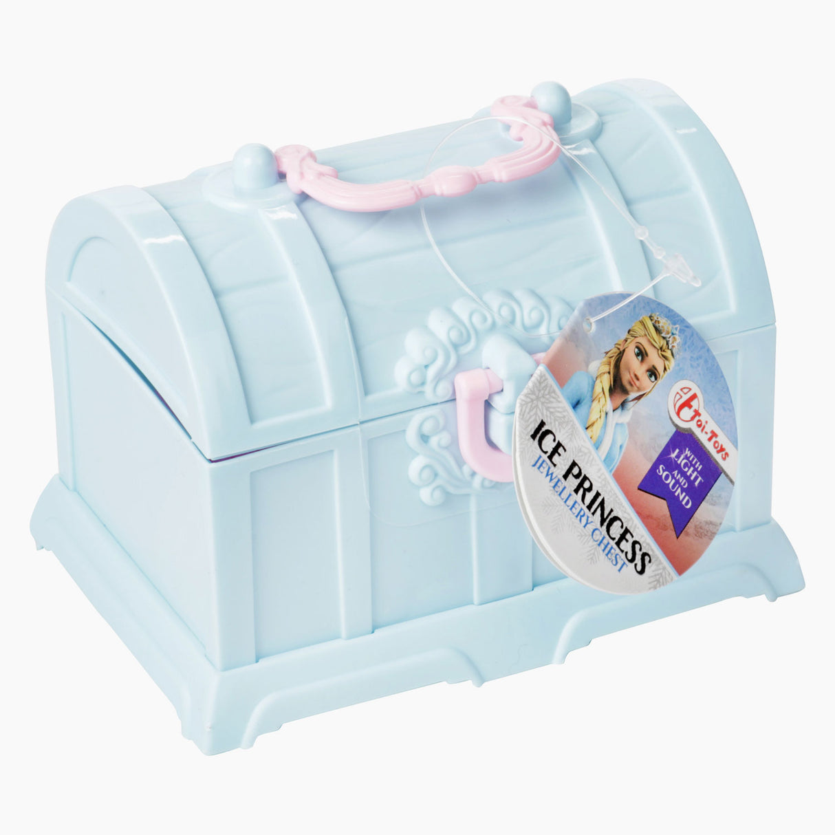 Toi-toys Eisprinzessin-Schmuck in einer Schatztruhe mit Licht und Ton