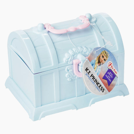 Toi-toys Eisprinzessin-Schmuck in einer Schatztruhe mit Licht und Ton