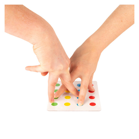 Toi-Spielzeug zum Kinderspiel mit ineinander verschlungenen Fingern