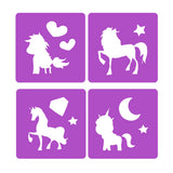 Toi-toys Toi Toys Dream Horse Einhorn Gehwegkreide-Set mit 4 Schablonen