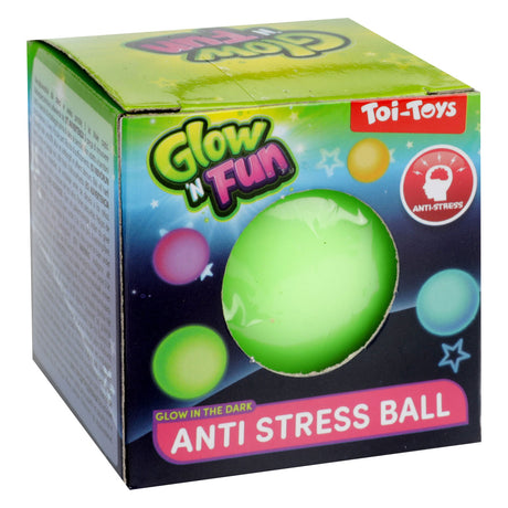 Toi-Toys Glow n Fun Anti-Stress-Ball leuchtet im Dunkeln