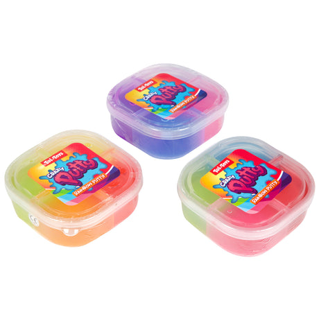 Toi-toys Crazy Putty 4 Farben im 3er-Topf