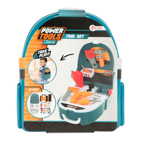 Toi-Toys Elektrowerkzeuge Tool in Rucksack eingestellt
