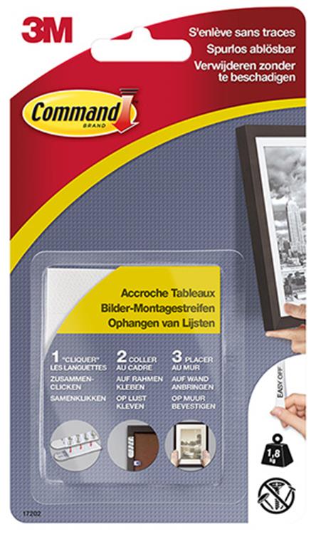 3m 1044678 - 17202c Komm. Malstreifen klein weiß 8 Karte | 5 Stück