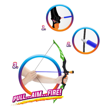 Toi-toys Toi Toys Spielbogen- und Pfeilset mit 3x Pfeilen