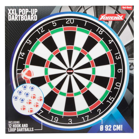 Adrenix Mega-Dartboard-Klettverschluss, 13-tlg.
