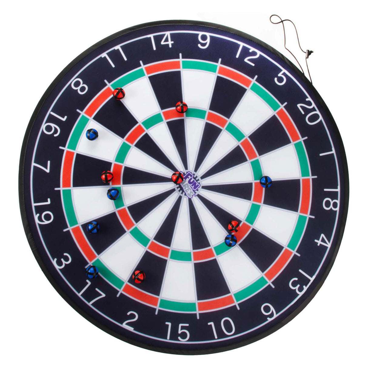Adrenix Mega-Dartboard-Klettverschluss, 13-tlg.