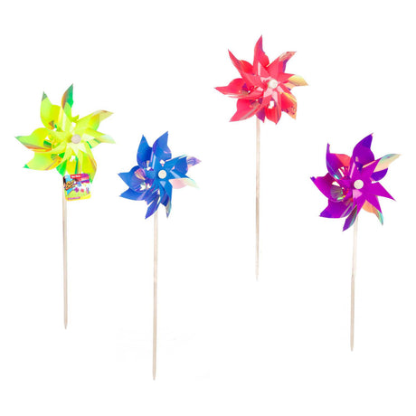 Toi-toys Windmühle mit Holzstab, 54 cm