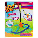 Toi-toys spielt eine Luftdruck-Raketenabschussbasis mit 3 Raketen