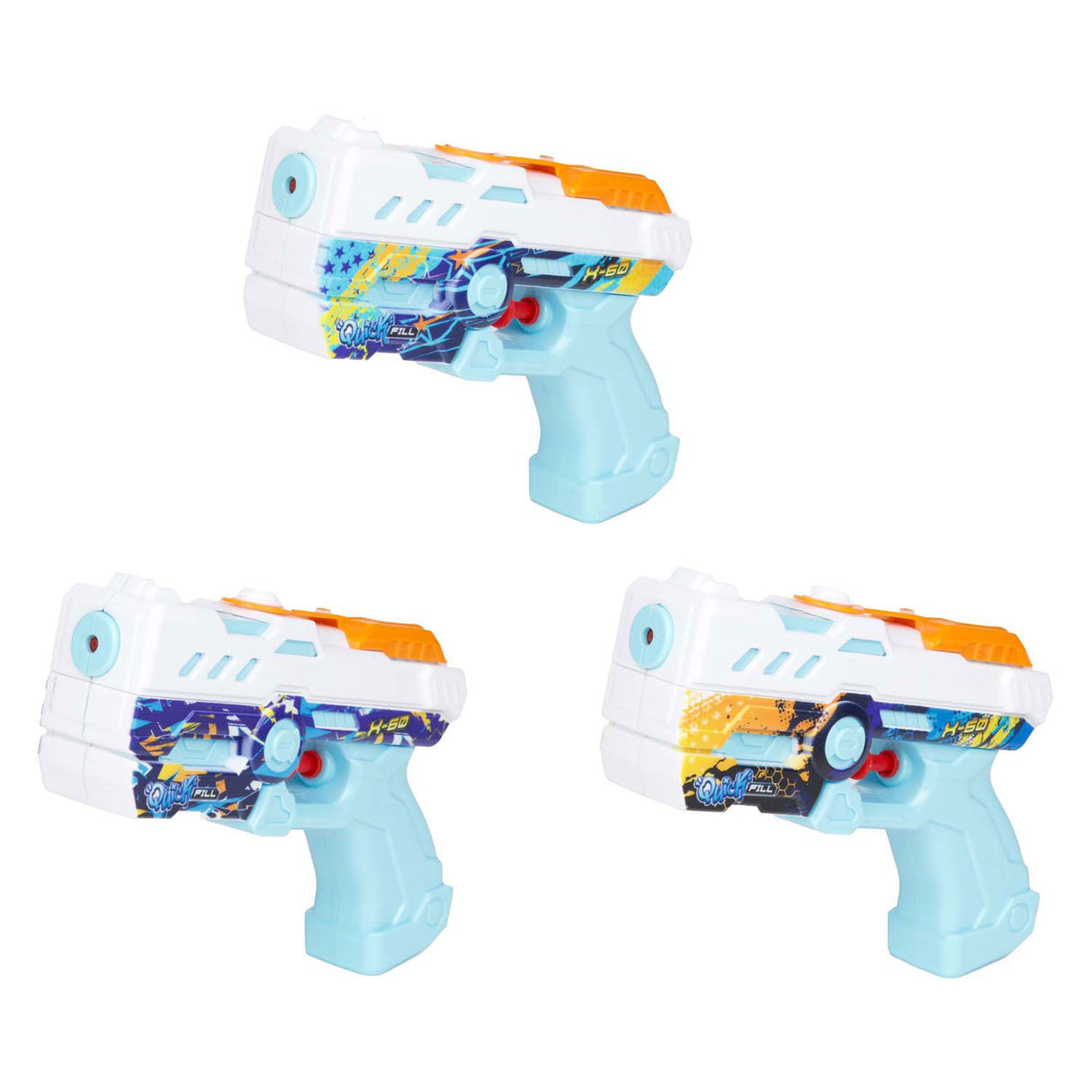 Toi-toys Spritzwasserpistole Schnellbefüllung x60