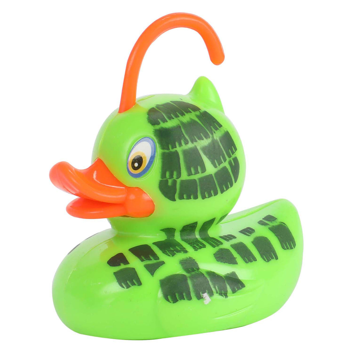 Toi-Toys spielen Angelspiel und fangen die Ente mit Angelrute und Netz