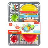 Toi-toys Home Food Spülständer mit Besteck und Pfannen, 27-tlg.