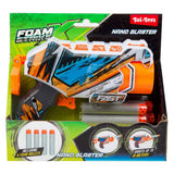 Toi-toys Foam Strikex Schießpistole Nano Blaster mit 4 Schaumstoffpfeilen