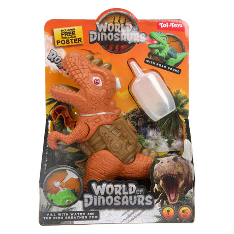 World of Dinosaurs Toi Toys Dino-Pistole mit Spray mit L+G