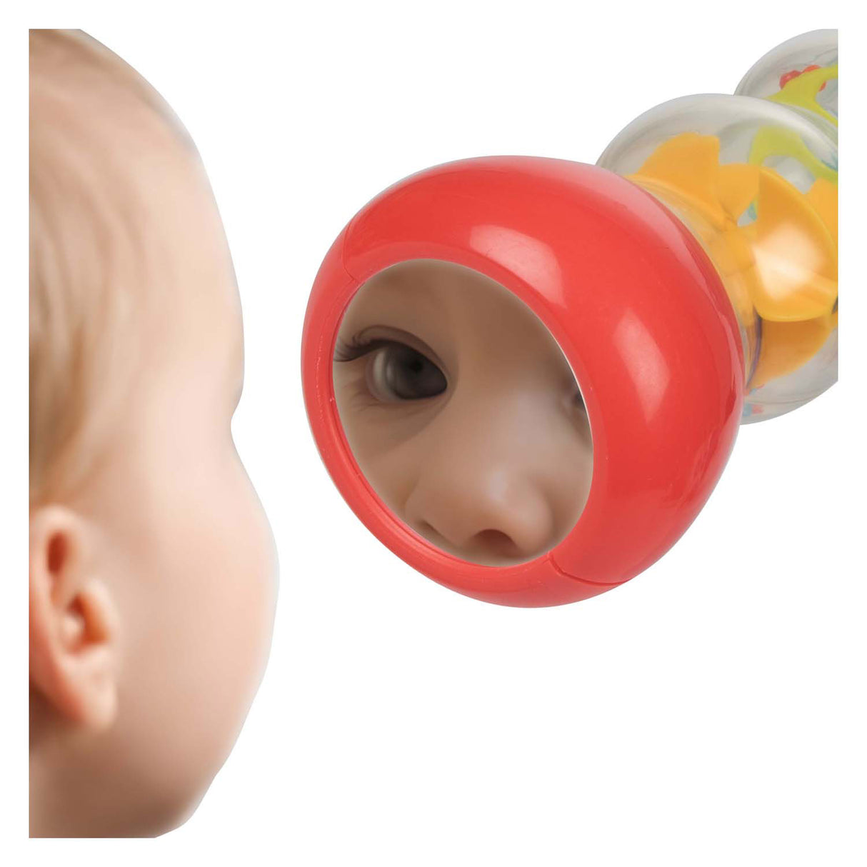 Toi-toys Little Stars Raupenrassel mit Spiegel