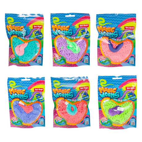 Toi-toys Zauberwürmer mit großem Zauberwurm - 30gr.