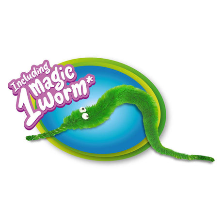 Toi-toys Zauberwurm 15cm mit Miniwürmern 50gr