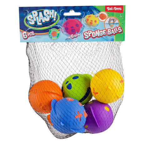Toi-toys splash super splashballen 6 stuks 6cm