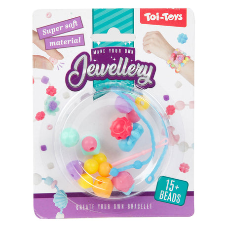 Toi-toys jewellery armband maken met zachte kralen 6ass