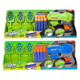 Toi-toys foam strikex pistool met xl foampijlen en target - 10dlg.