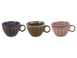 Mok essence met oor paars camel ø11,4x7,6cm 410ml keramiek doos a 6 stuks
