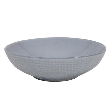 Tiefer Teller aus gewebtem Textil in Grau, ø18 x 5,5 cm, 6er-Box