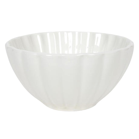 Svenska Wohnschale ø14cm Blume gebrochenes Weiß 6 Stk