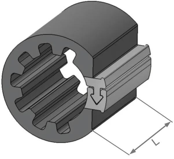 Herth+Buss Spezialmontage-Clipfixcycle-Clipfix-Abstandshalter H+B Innen-T=16,9mm,L=30mm