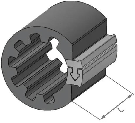 Herth+Buss Spezialmontage-Clipfixcycle-Clipfix-Abstandshalter H+B Innen-T=16,9mm,L=30mm