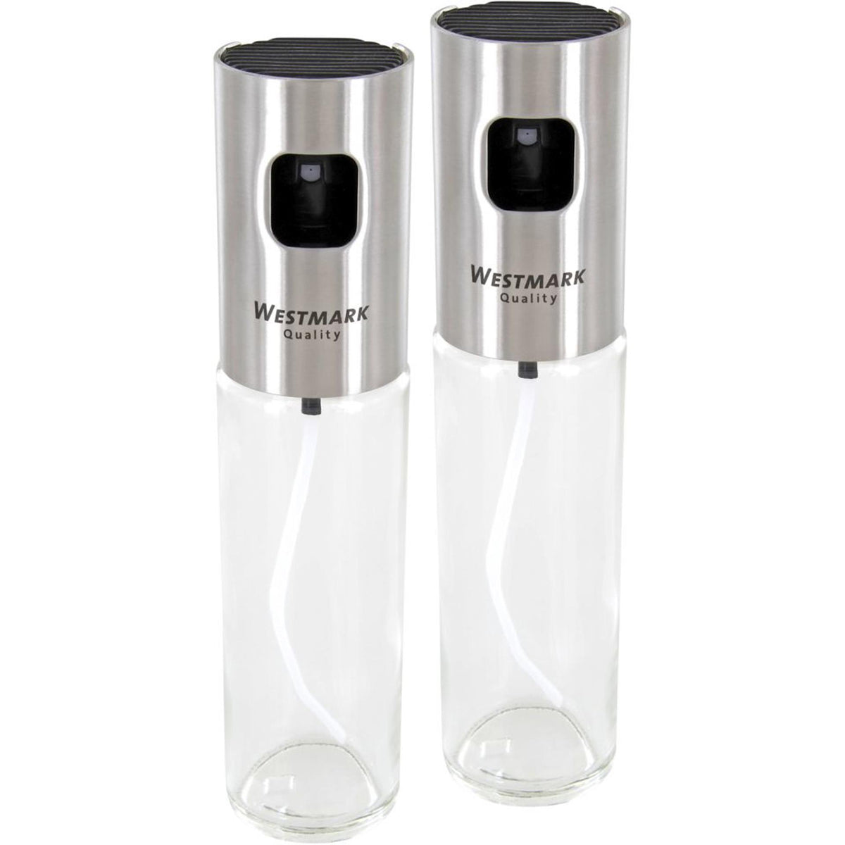 Westmark Öl- und Essigsprühset – Glas und Edelstahl, Durchmesser 4,2 x 17,5 cm, Inhalt 100 ml
