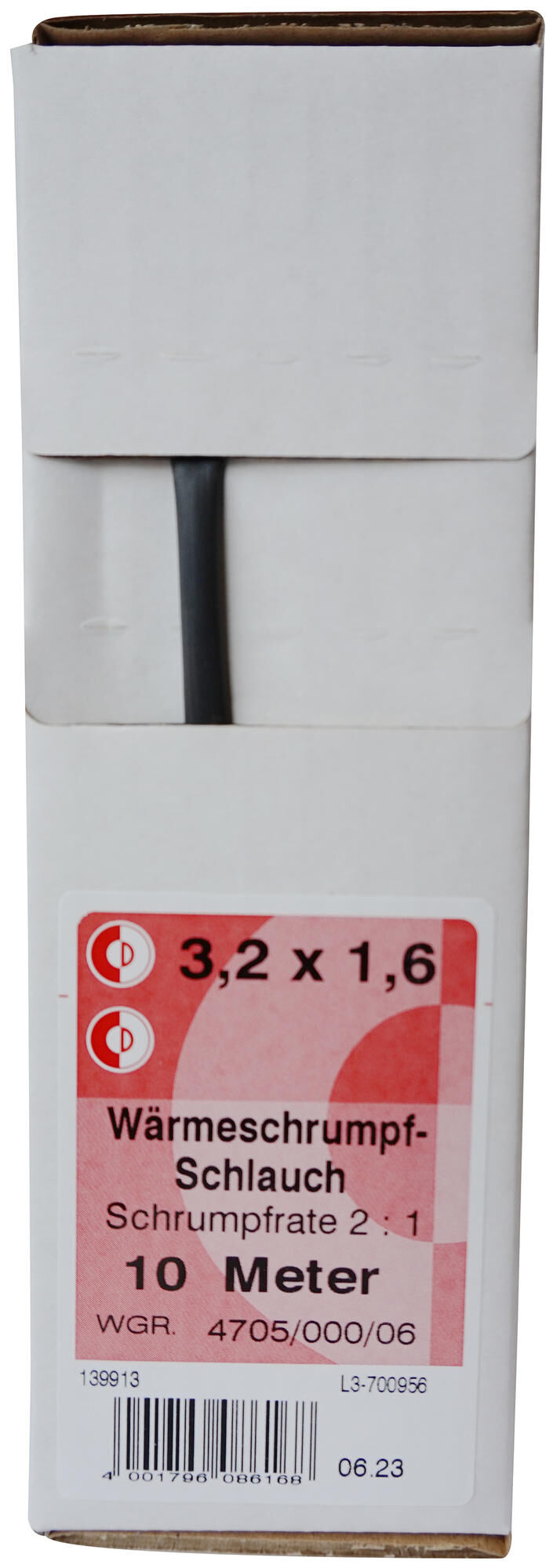 Dresselhaus Schrumpfschlauch Schrumpfschlauch 3,2mm cart.a10mm