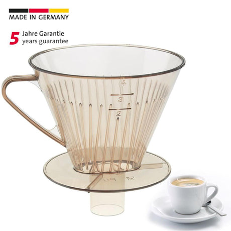Westmark Kaffeefilterhalter mit transparentem Auslauf Nr. 4
