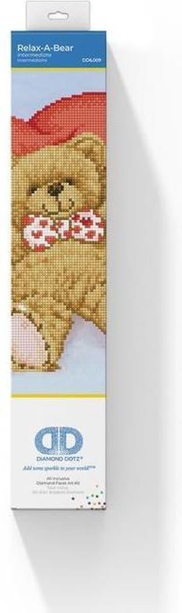 Markeneinheit Diamantgemälde – Diamond Dotz Relax a Bear – 35 x 27 cm