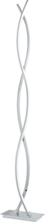 Eglo lasana 2 - vloerlamp - 4 lichts - chroom - wit