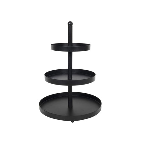 Svenska Wohnetagere Metall 3-lagig ø25x35cm schwarz