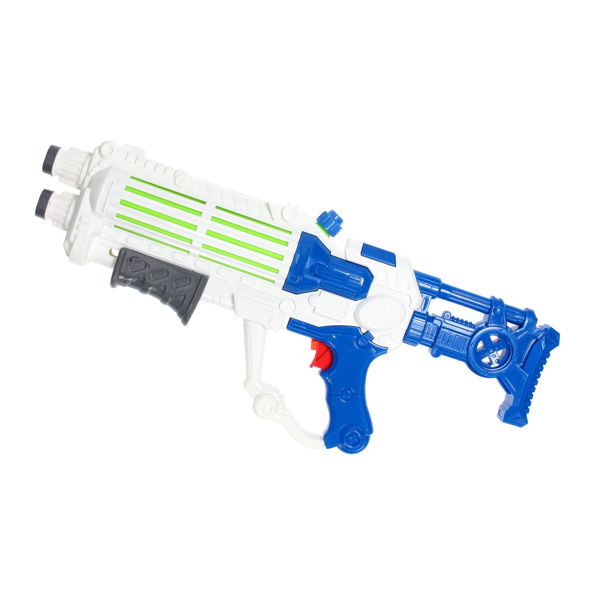 Weltraum-Wasserpistole mit Pumpe – weiß, 49 cm