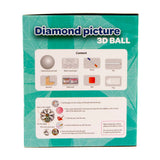 Jono Toys Diamantmalerei 3D-Kugel, 10 cm