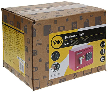 Yale 1047116 - value safe mini roze | 1 stuks